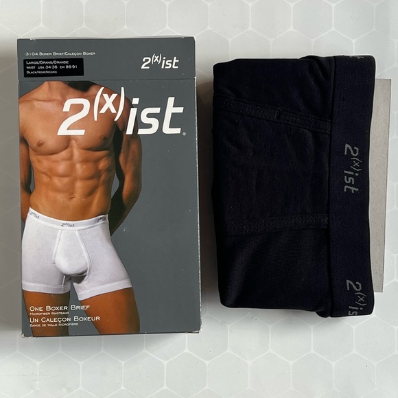 2(X)IST Black Essential Colton Boxer Brief - Picture 1 of 8
